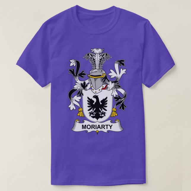 Moriarty Jackar Arm Family Crest T Shirt (Design framsida)