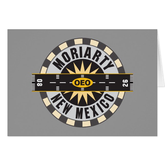 Moriarty OEO Hälsningskort (Framsidan Horizontal)