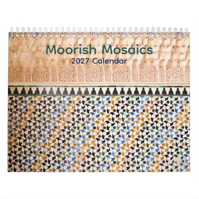 Moriska mosaiker 2027 kalender (Omslag)