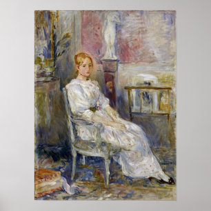 Morisot - Alice Gamby i vardagsrummet 1890 Poster