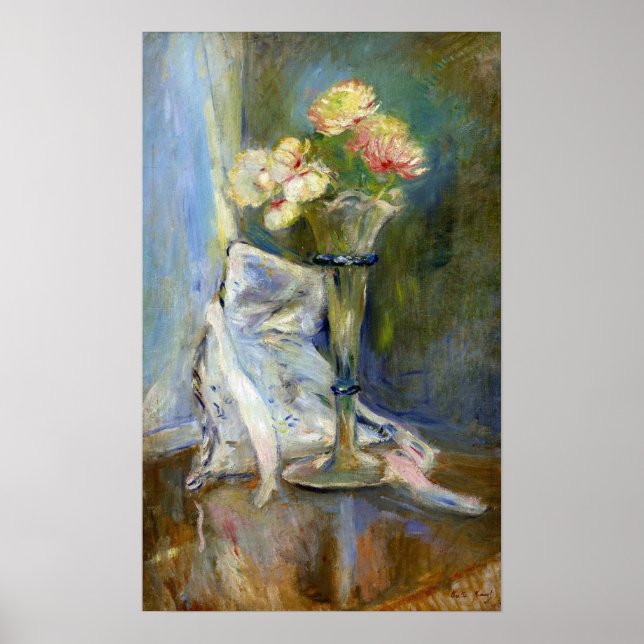 Morisot - Anemoner Rosor Poster (Framsidan)