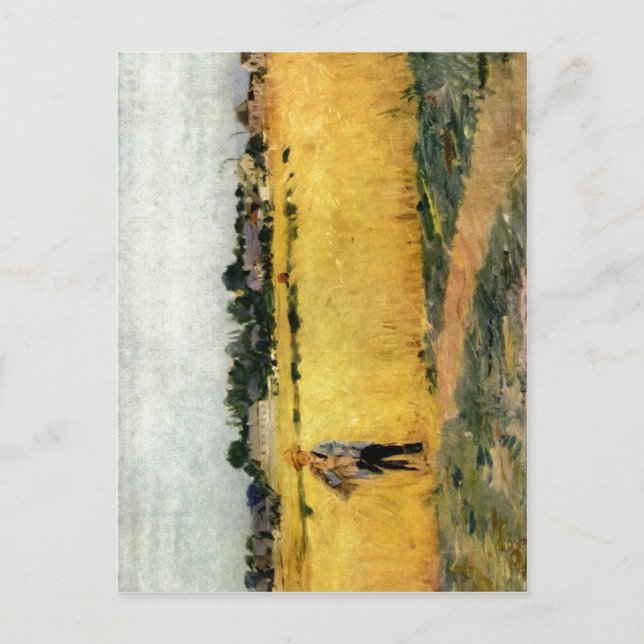 Morisot, Berthe Kornfeld um 1875 c. 1875 Technique Vykort (Framsida)