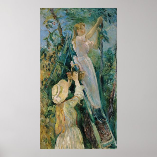 Morisot - Cherry Träd 1891 Poster (Framsidan)