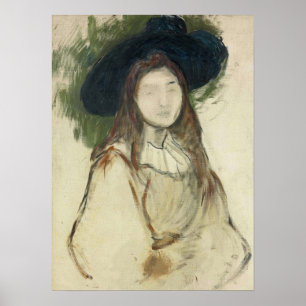Morisot - Julie Manet med frihetskåpa Poster