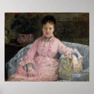 Morisot - Rosa Dress 1870 Poster