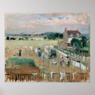 Morisot - Tvätt 1875 Poster