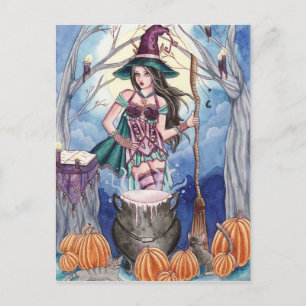 Morissa - vykort - Witch