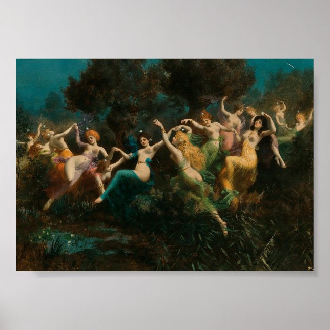 Moritz Stifter Nymphen Affisch (Framsidan)