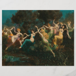 Moritz Stifter Nymphen Scrapbook Papper