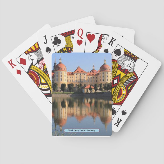 Moritzburg Castle, Tyskland Spel Kort (Baksidan)
