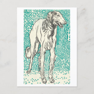 Moriz Jung Greyhound-vykort Vykort