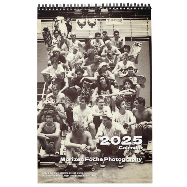 Morizen Föche Skateboard Foton 2025 Calendar Kalender (Omslag)