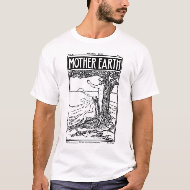 morjord adam och kvällfrihetst-skjorta t shirt (Framsida)