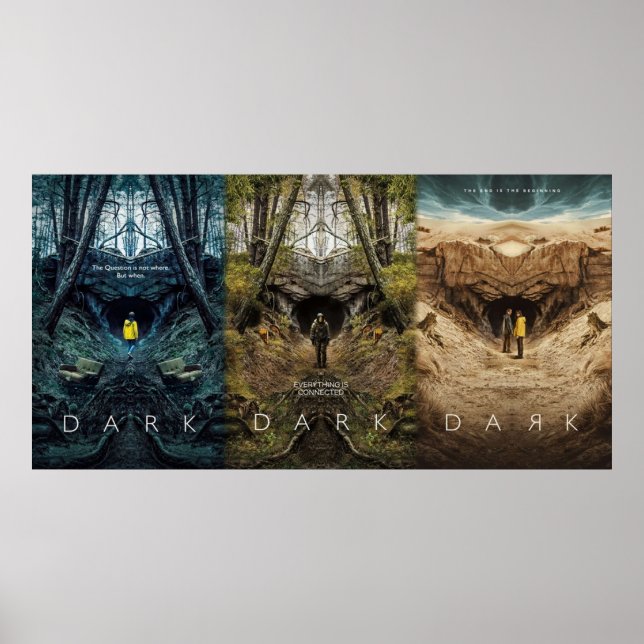 MÖRK 1 2 3 ansluten Poster (Framsidan)