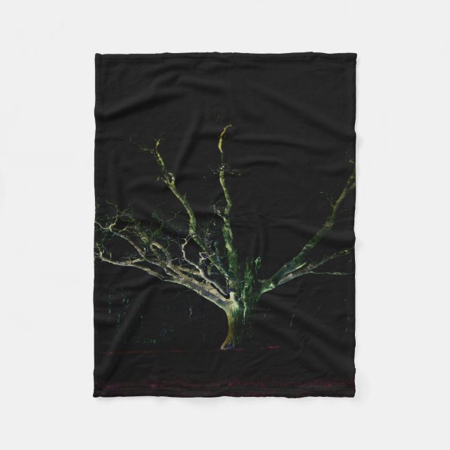 Mörk 1 fbcna fleecefilt (Framsidan)