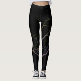 Mörk 2 lecna leggings