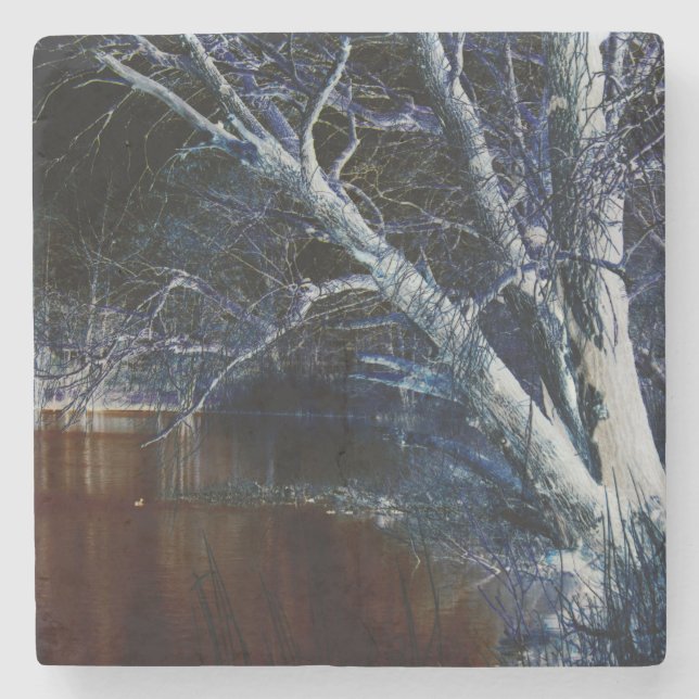 Mörk 7-kust stenunderlägg (Framsidan)