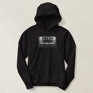 MÖRK 80-tals kassettband Hoodie