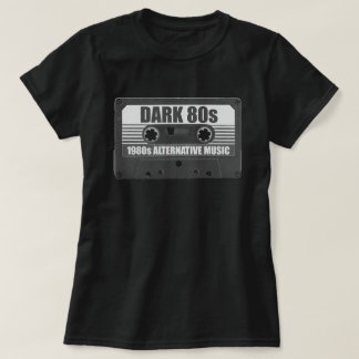 Mörk 80-tals kassettband T-shirt