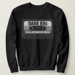Mörk 80-tals kassettbandströja t shirt