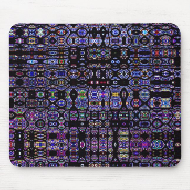 Mörk Abstrakt av glasmassa Mousepad Musmatta (Framsidan)