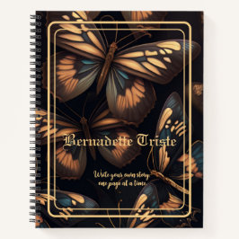 Mörk Academia Aesthetic Butterfly Namn Sentiment