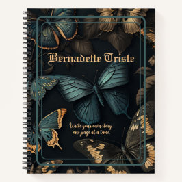 Mörk Academia Aesthetic Butterfly Namn Sentiment