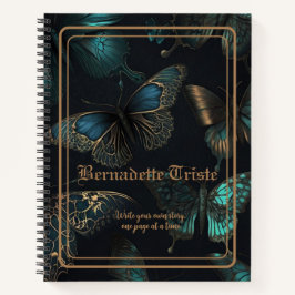 Mörk Academia Aesthetic Butterfly Namn Sentiment