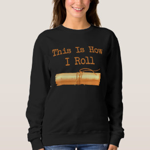 Mörk Academia Aesthetic Det här är så jag rullar p T Shirt