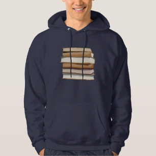 Mörk Academia Antique Bokar Hoodie