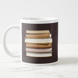Mörk Academia Antique Bokar Jumbo Mugg