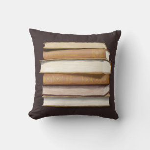 Mörk Academia Antique Bokar Kudde