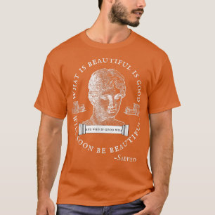 Mörk Academia Bookish Literary Grekiska guddess Sa T Shirt