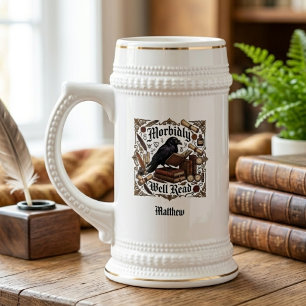 Mörk Academia Korp och Böcker Litterär Pappa Sejdel