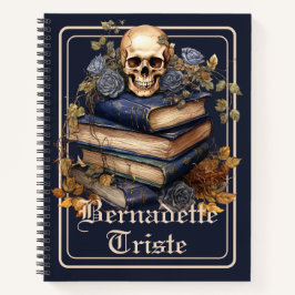 Mörk Academia Skull Bok Aesthetic Namn Sentiment