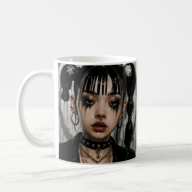Mörk Aestesisk Kaffemugg (Vänster)