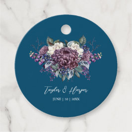 Mörk Aesthetic Goth Bröllop Bouquet Gåvor Etiketter