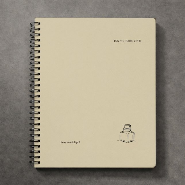 Mörk Akademi – bläckhorn Konst | Introvert Present Anteckningsbok (Skapare uppladdad)
