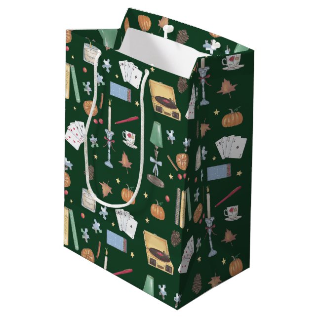 Mörk Akademi Dyster Höst Grön (Baksidan Vinklad)