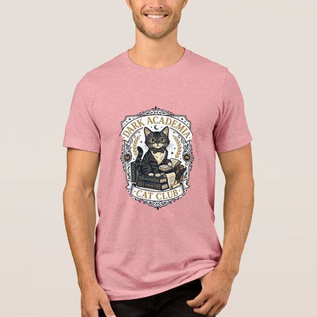 Mörk Akademi Katt Katt Pappa Presentidé - Mörk Aka T Shirt (Framsida)