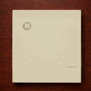 Mörk Akademi Vaxsigill – Minimalistisk Vintage Bib Post-it Block