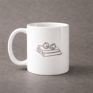 Mörk Akademia – Antik Böcker Konst Present till Kaffemugg