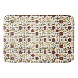 Mörk Akademia Bath Mat| Elegant tidslös estetisk Badrumsmatta