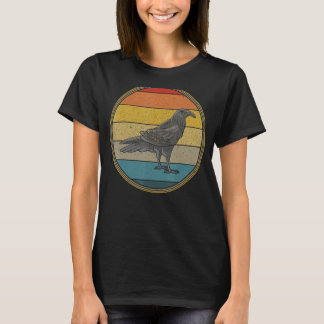 Mörk Akademia Creepy Bird Distress Vintage T Shirt