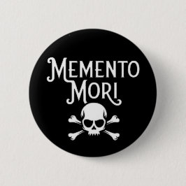 Mörk akademia Memento Mori goth emo Knapp