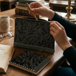 Mörk akademisk arabisk kalligrafi personlig