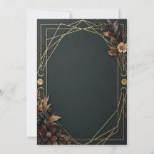 Mörk Akademisk Boho Bröllop