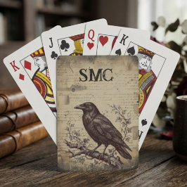 Mörk akademisk dyster Onyx Korp Casinokort