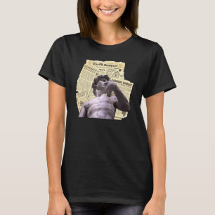 Mörk akademisk estetik David Staty av Michelange T Shirt