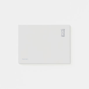 Mörk Akademisk Nattuggla Studie Post-it Block